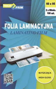 Folia laminacyjna 60 x 95 80 mic.