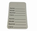 Paper label 32mm x 48 mm