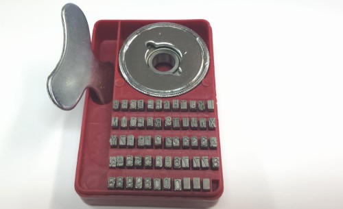 Additional set of letters and numbers to sealer DBF 900 W or 900 Wl
